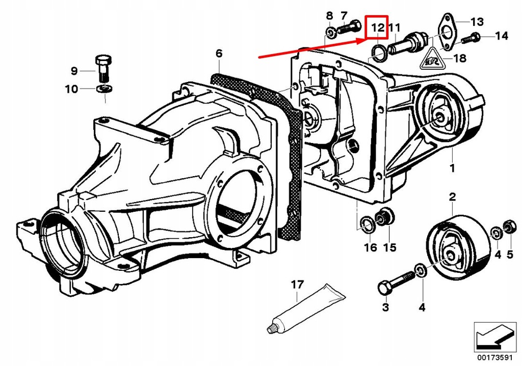 фото №8, Bmw 3 compact e36 ущільнювальне кільце датчика спідометра 33111210739 1210739 oem