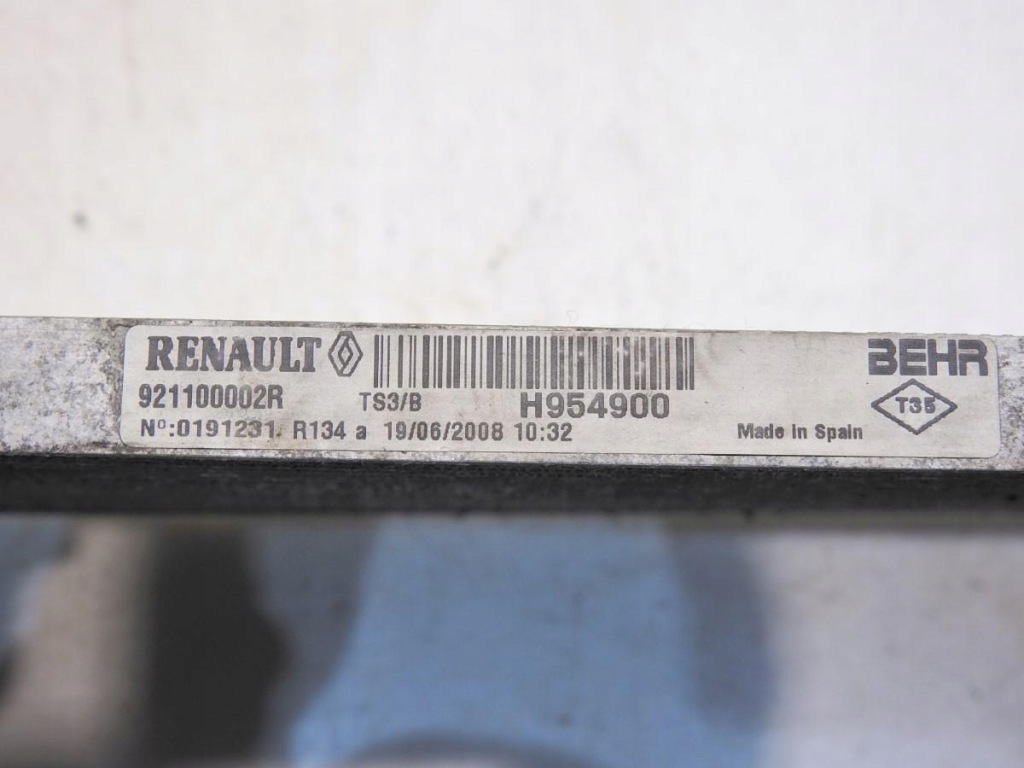 фото №7, Радиатор кондиционера renault laguna iii 2.0 dci
