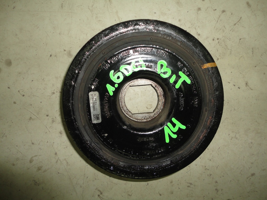 фото №1, Шкив renault fiat opel nissan 1.6 dci