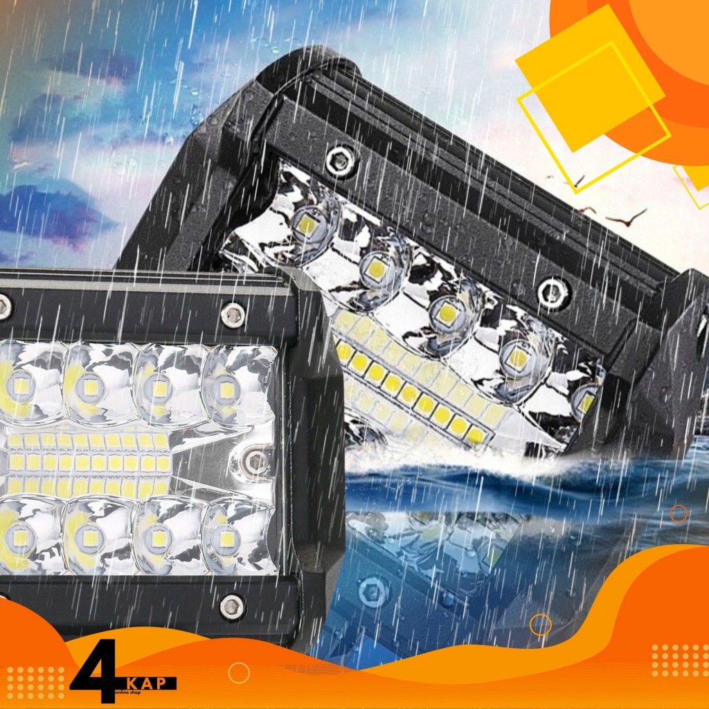 Протитуманна фара led 60w прожектор лампа робоча фара 12v 24v посилена Київ