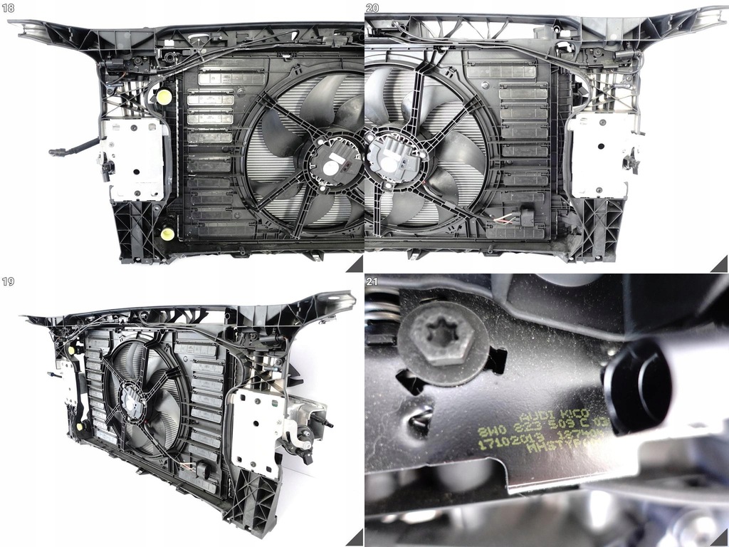 фото №10, Audi a5 s5 f5 8w6 b9 16- усилитель pas радиатор вентилятор 35tfsi 36km