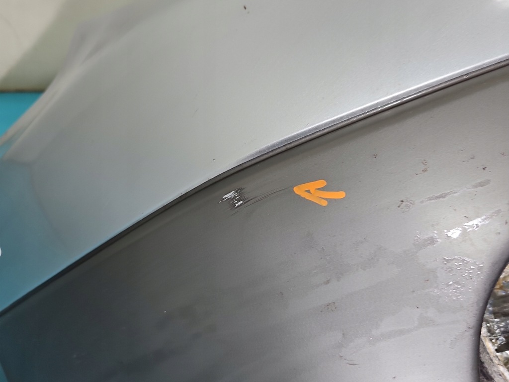 фото №13, Бампер перед mitsubishi outlander i 03-06 сріблястий a31