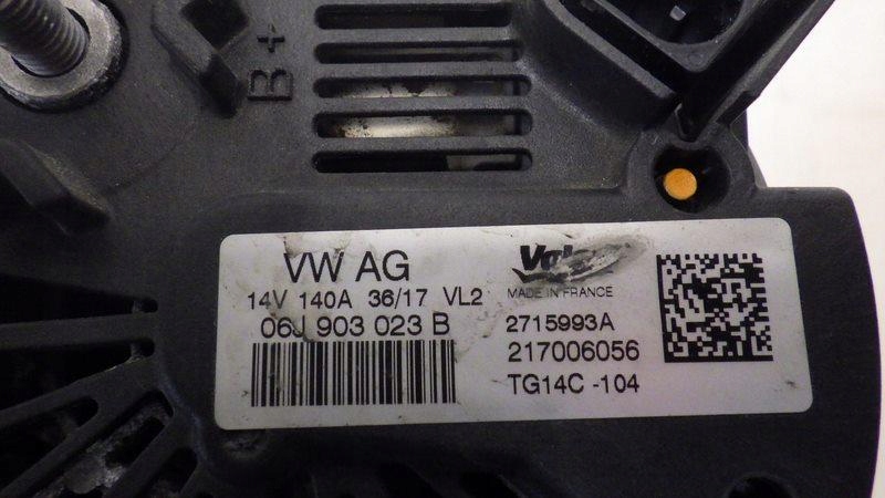 фото №6, Генератор vw golf vii gti 2.0 tfsi 06j903023b