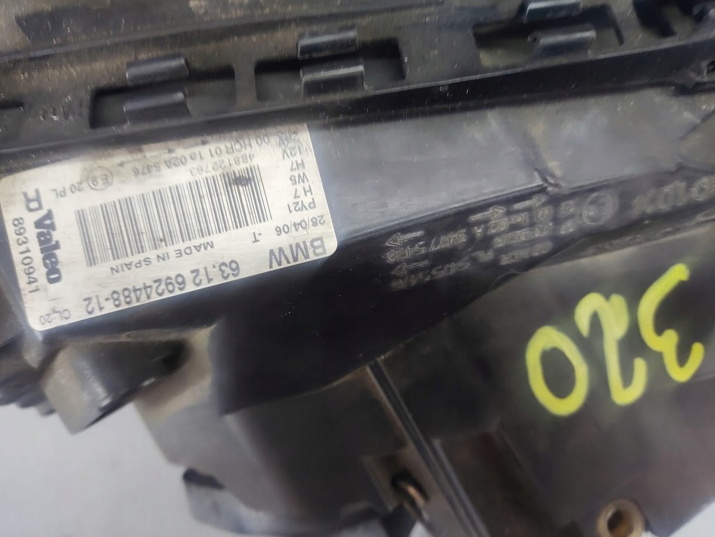 фото №8, Bmw e87 лампа права перед передня uk