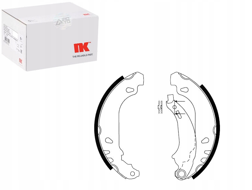 фото №1, Тормозные колодки тормозные renault clio ii nk