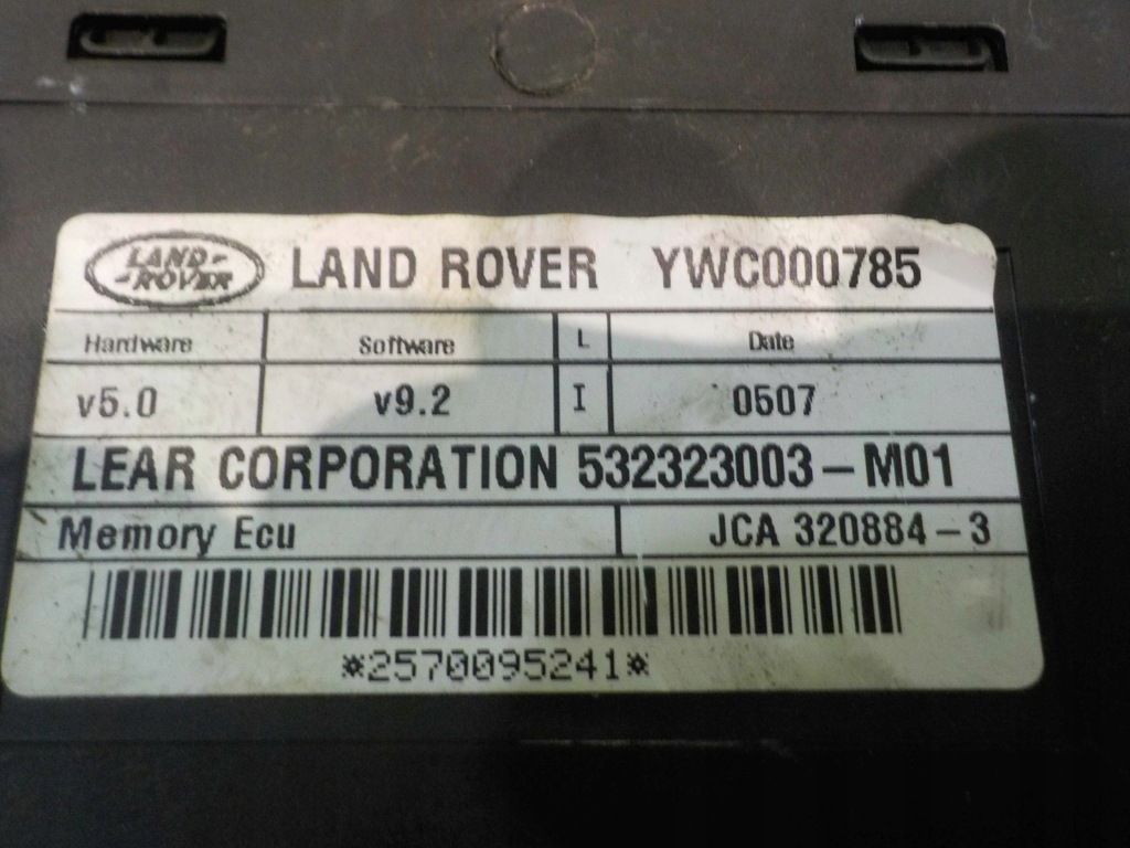 фото №4, Discovery 3 iii блок керування модуль сидіння ywc000785