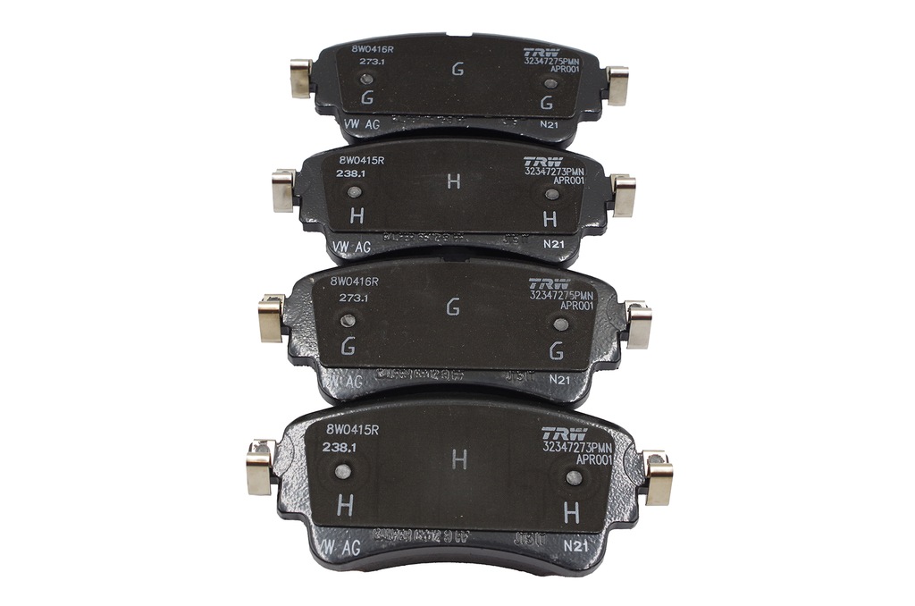 фото №1, Тормозные колодки тормозные задние audi a4 a5 b9 aso оригинал