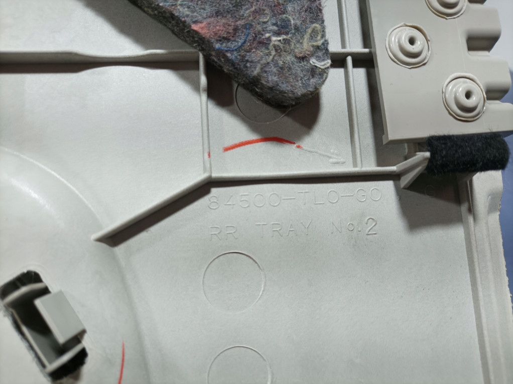 фото №13, Honda accord viii sedan полка багажника задняя свет стоп 84510-tl0-g0