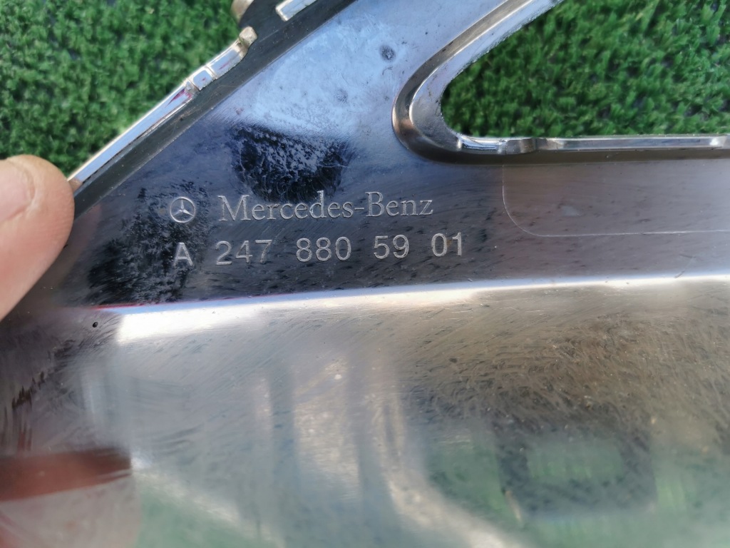 фото №13, Накладка спойлер бампера перед передний mercedes gla w247 a2478805901