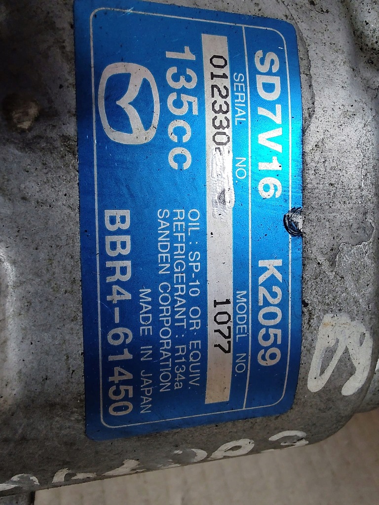 фото №5, Компресор кондиціонер mazda 3 09- 1.6d bbr4-61450
