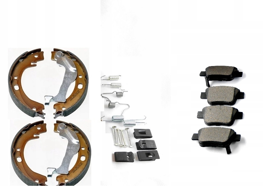 фото №1, Тормозные колодки + тормозные колодки toyota corolla verso e12 задняя