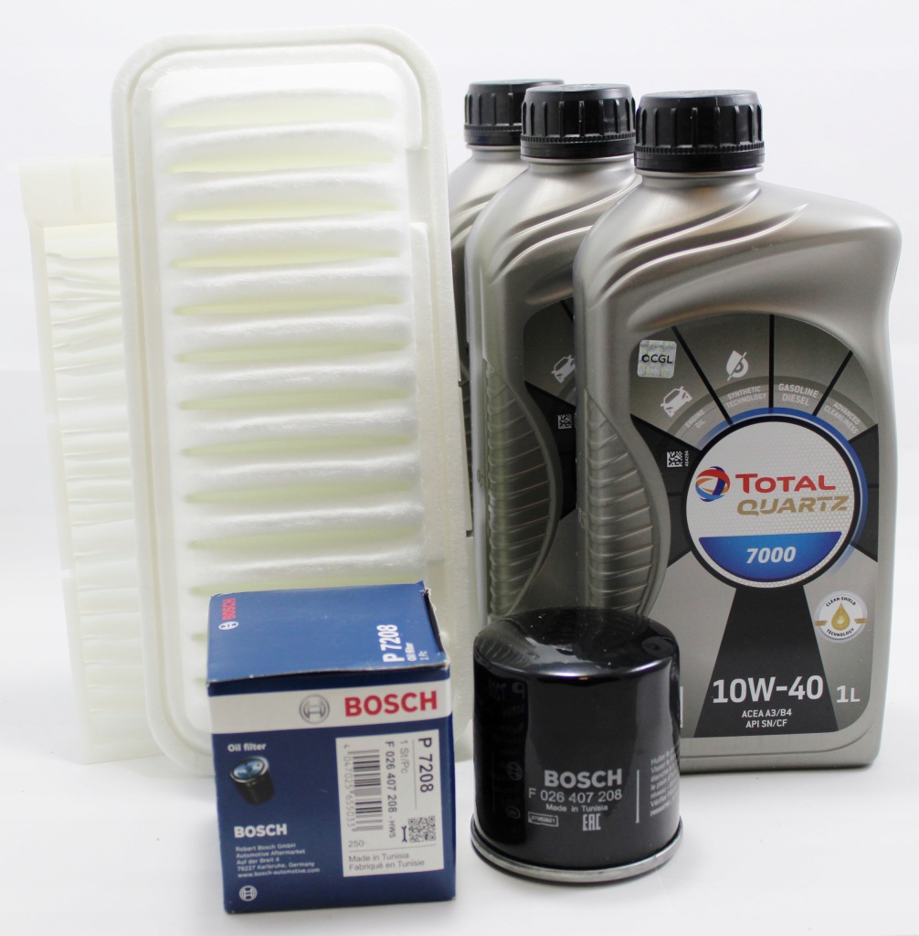 фото №1, Фильтры+ масло total 10w40 3l peugeot 107 1.0 68km