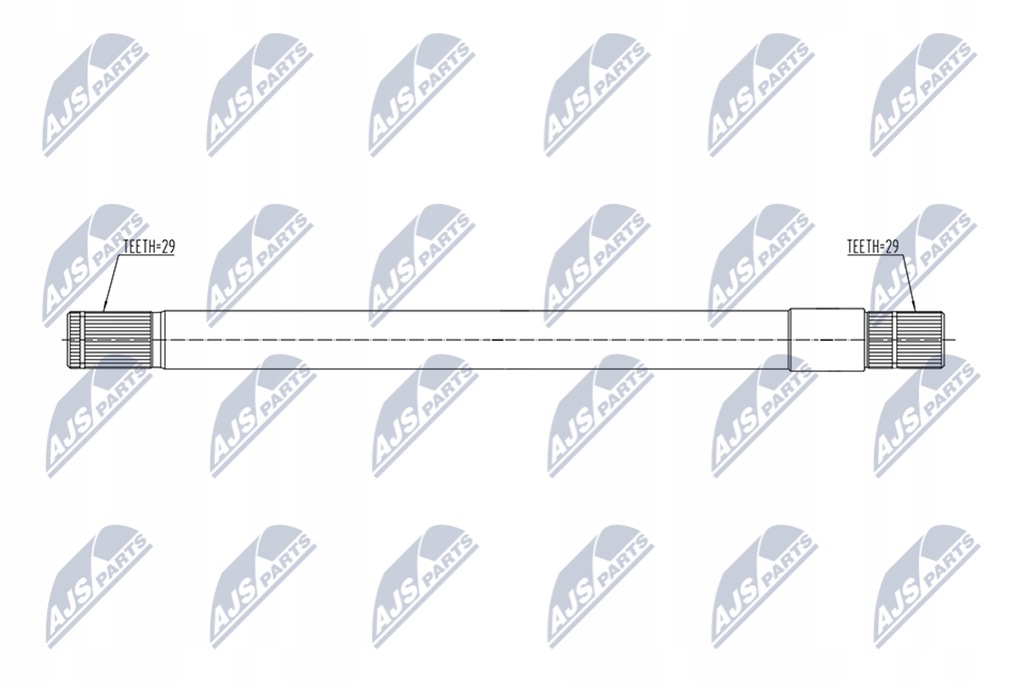 фото №1, Nty вал полуось