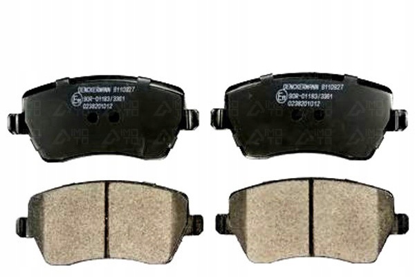 фото №1, Denckermann тормозные колодки тормозные dacia duster 1.6 16v