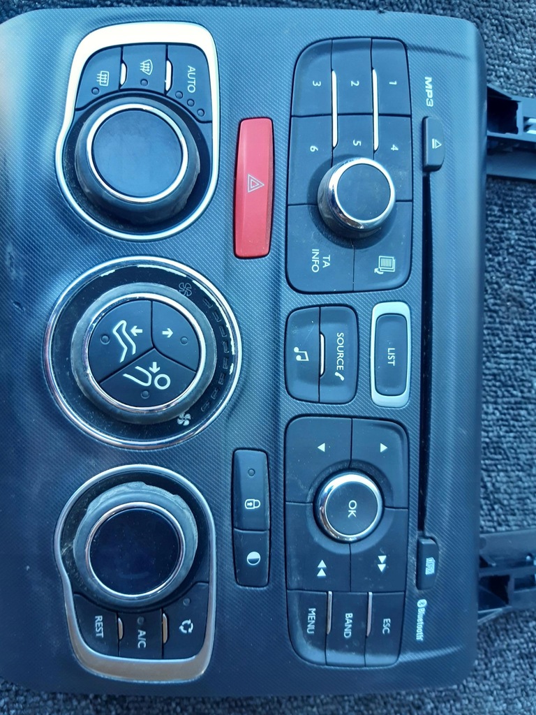 фото №8, Citroen ds4 панель радіо кондиціонера 9666027777