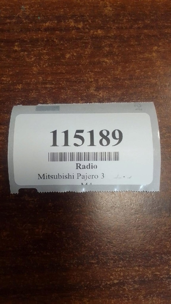фото №11, Mitsubishi pajero iii радио mr337279