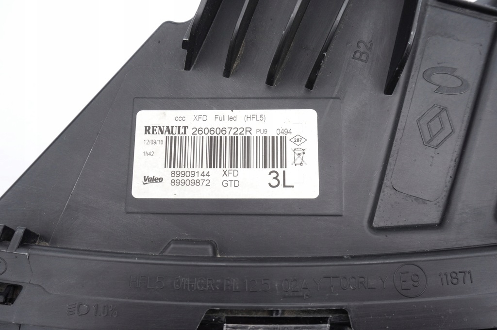 фото №4, Renault talisman 2015 - фари full led + модулі фара l+r пара оригінальний номер