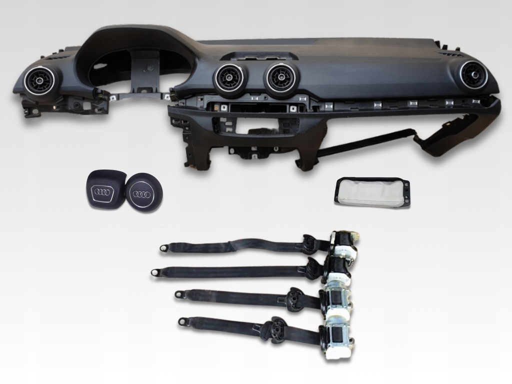 фото №1, Audi q2 приборная панель консоль приборная панель подушка безопасности ремни комплект