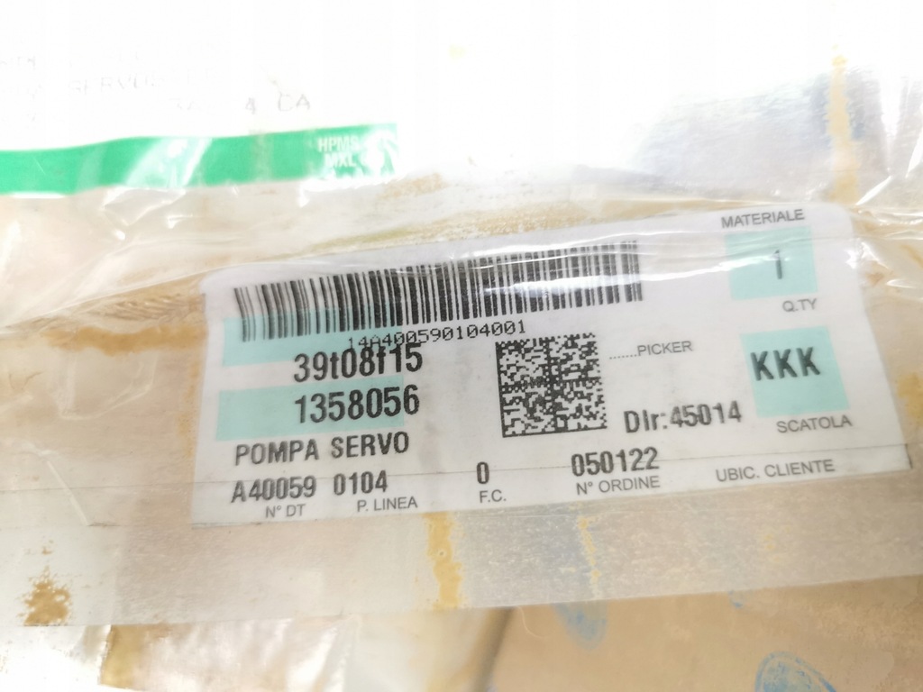 фото №9, Насос підсилювача ford fiesta mk4 ka puma оригінальний номер 1358056