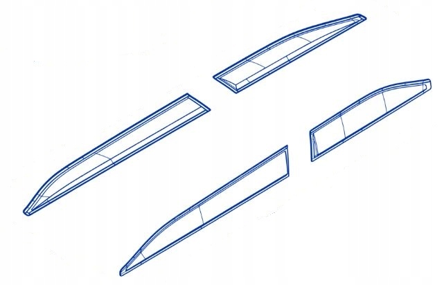 фото №1, Боковой накладки защитное дверь sandero iii комплект