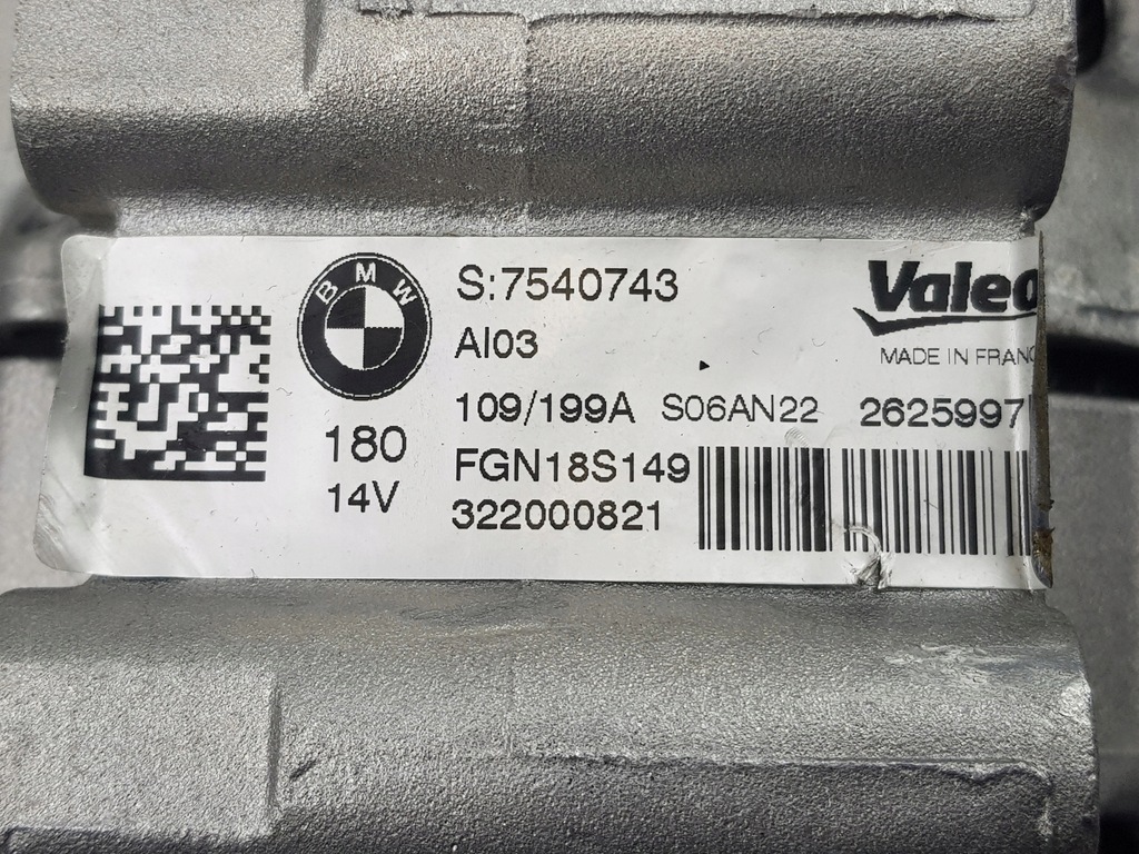 фото №10, Генератор bmw 7 g11 g12 rolls royce wraith ghost n74 6.6 v12 7540743