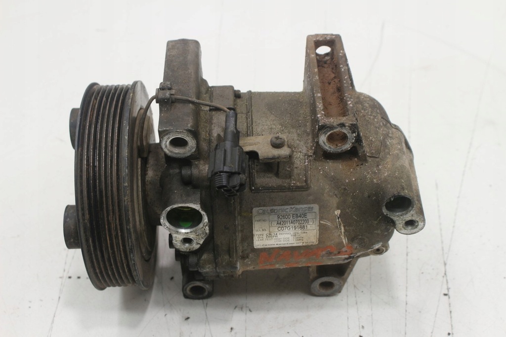 фото №11, Navara d40 2.5d компресор кондиціонера 92600-eb40e