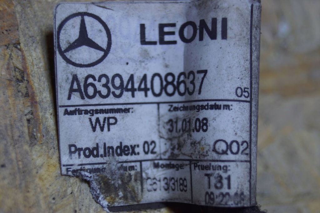 Купити Mercedes vito w639 джгут датчики паркування pdc задня a6394408637 l201