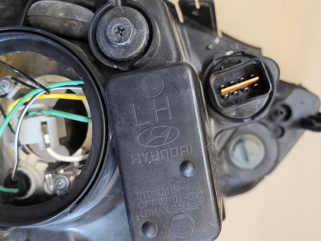 фото №9, Лампа передняя левая фара hyundai i10 lift оригинальный номер europa