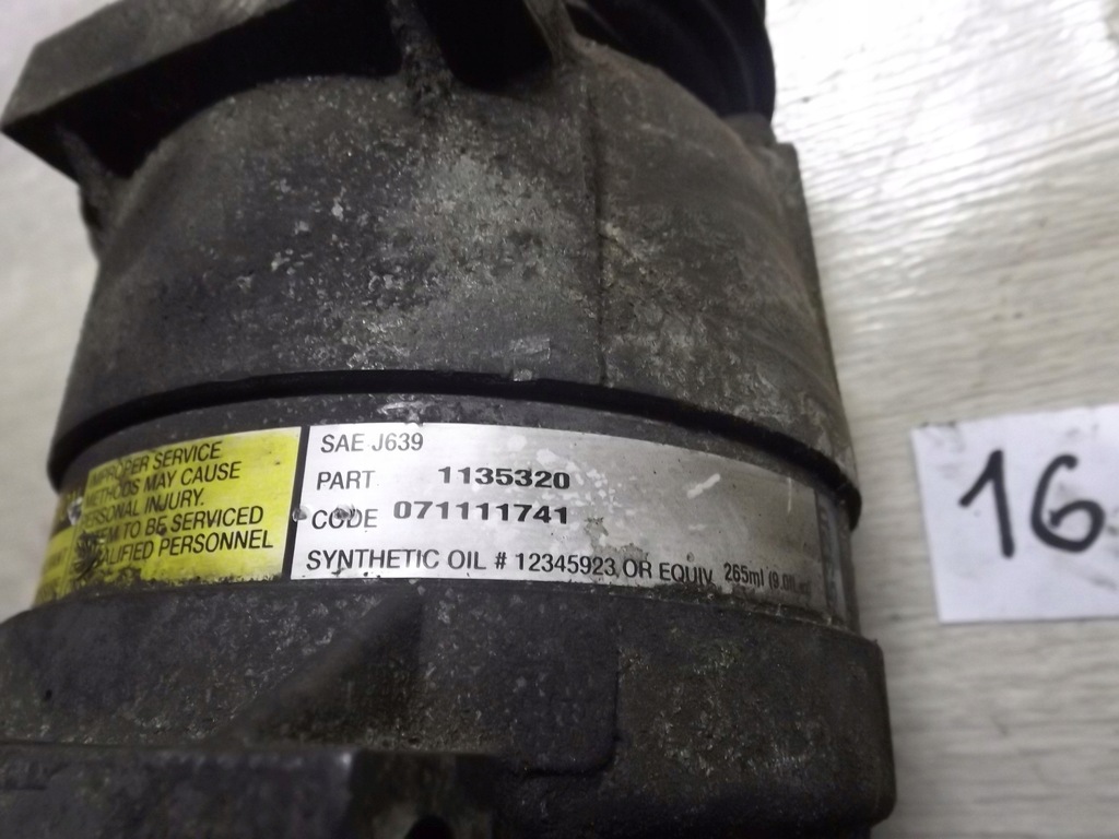 фото №2, Компресор компресор кондиціонера renault scenic i sae j639