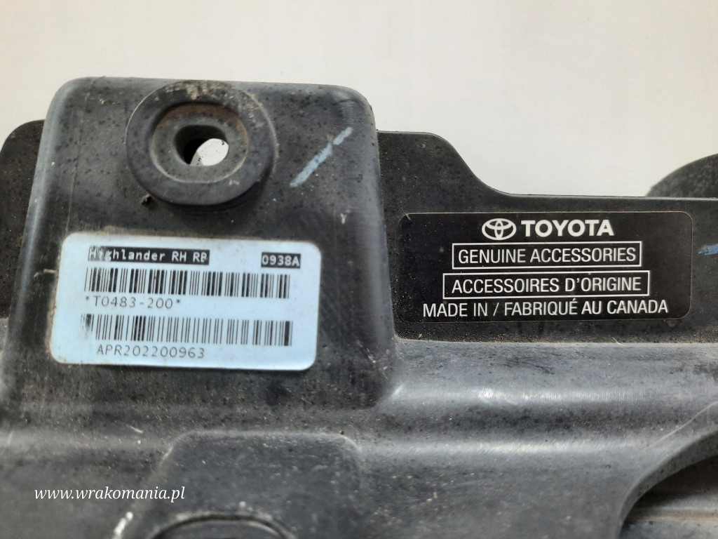 фото №14, Toyota highlander iv xu70 19- молдинг порог правая подножка правый pt938-4820