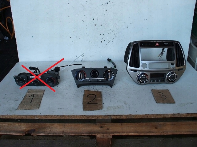 фото №1, Hyundai i20 панель кондиционера обдув