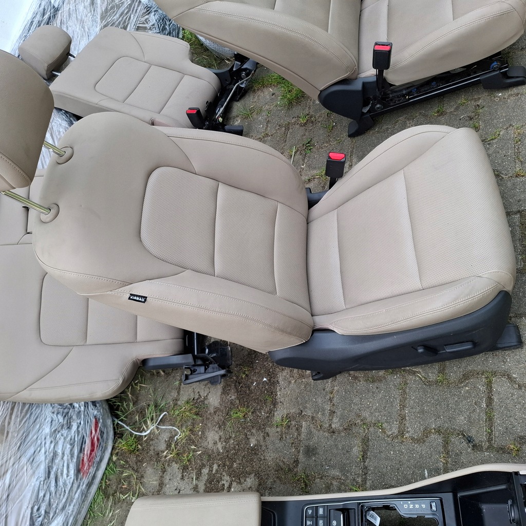 фото №5, Hyundai tucson ii 2 iii 3 15-20 комплект сидений кожа бежевые super состояние