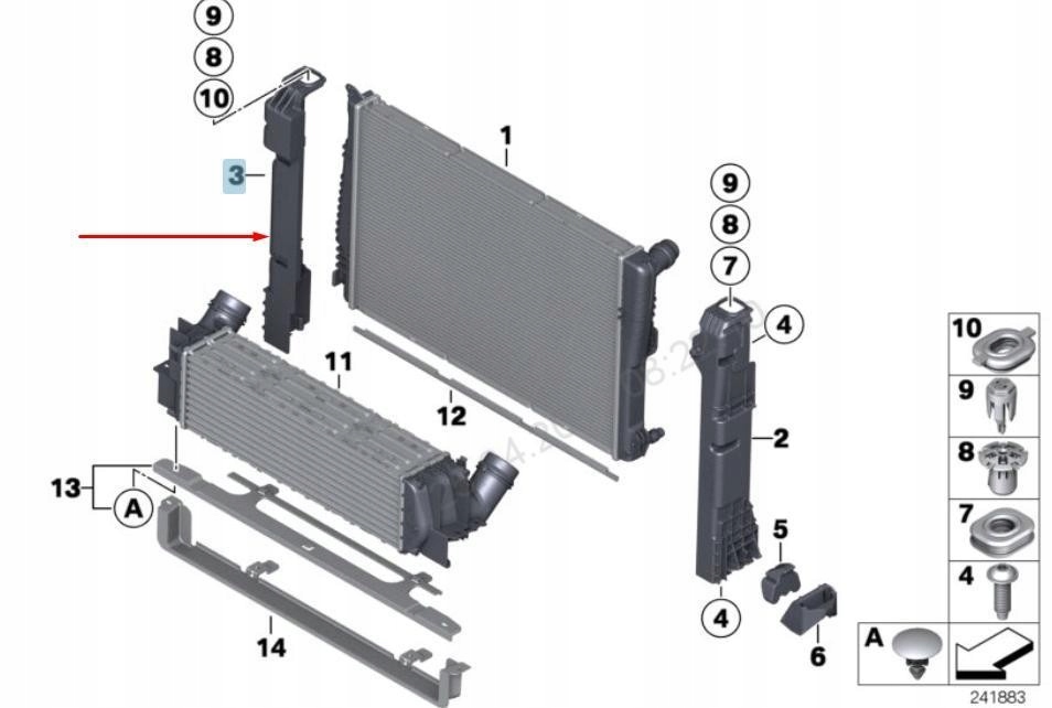 фото №9, Модуль noszący bmw x3 x4 оригінальний 17117593839