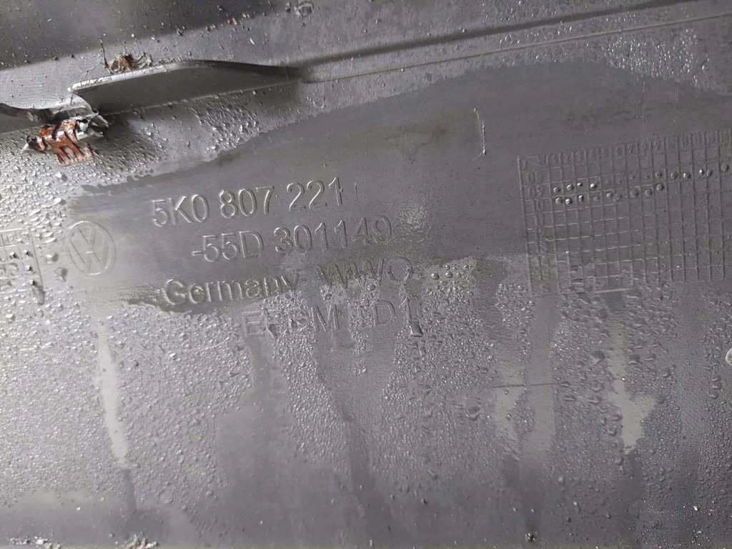 фото №9, Vw golf vi 5k0 бампер перед 5k0807221 оригинал