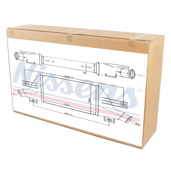 фото №1, Nissens 96163 радиатор воздуха наддувочный