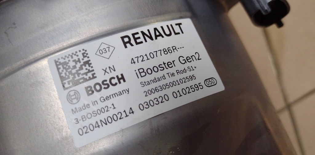 фото №14, Усилитель тормозов насос тормозная clio v arkana 472107786r