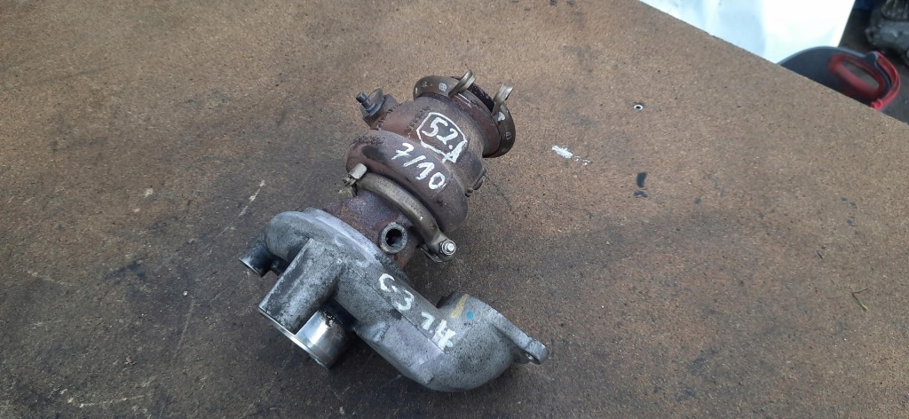 фото №1, Турбонагнетатель turbo 1.4hdi citroen c3 9673283680