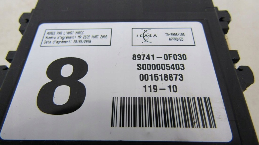 Модуль дверь 89741-0f030 toyota verso 09- Цена