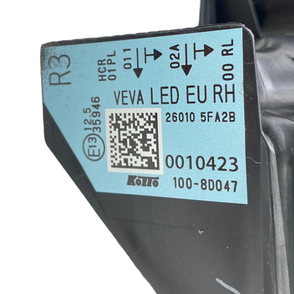 фото №13, Лампа правый перед nissan micra k14 260105fa2b