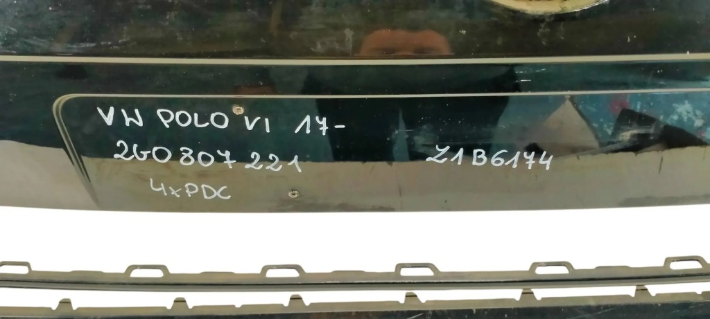 фото №7, Vw polo vi 6 2017- бампер передній перед 2g0807221 4xpdc