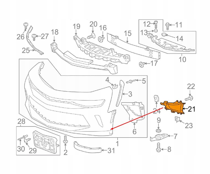 фото №3, Chevrolet camaro 16 - 19 труба впускний повітря повітропровід