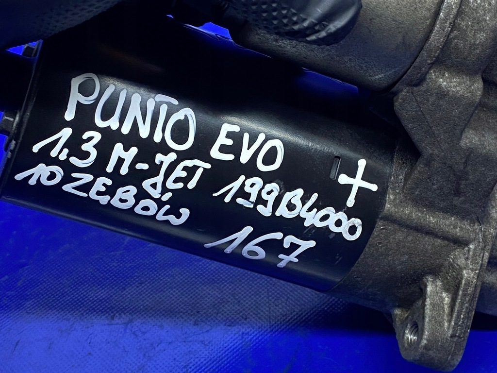 фото №8, Стартер punto evo opel 1.3 m-jet 199b4000 51810307a 0001138012 10 зубів