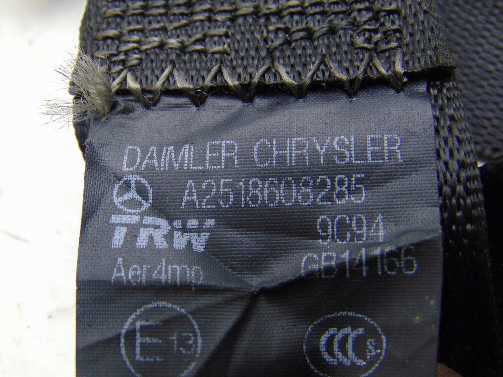 фото №3, Pas безопасности правый задняя mercedes w251 r