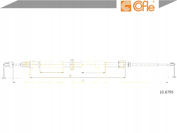 фото №2, Трос гальма ручного renault grand scenic iii 2.