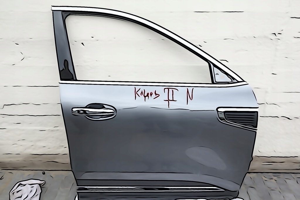 фото №1, Двері передні праве renault koleos ii