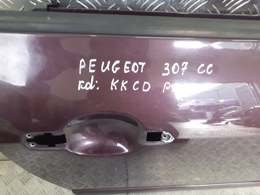 фото №3, Дверь правый перед peugeot 307 cc kkcd