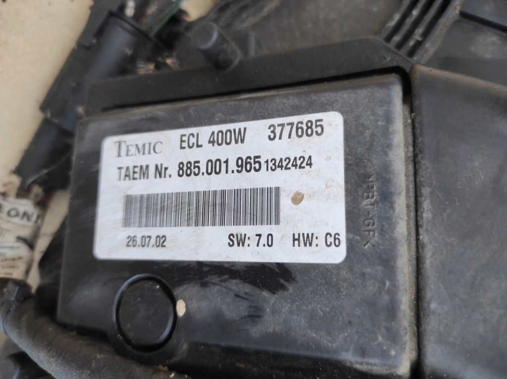 Вентилятор вентилятор модуль mercedes w203 clk w209 a2035000193 Оригінал