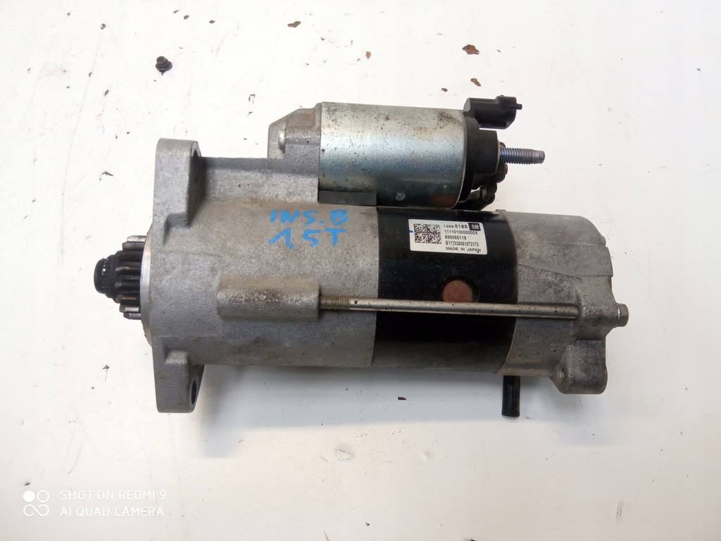 фото №1, Opel insignia b стартер 12668168 1.5t