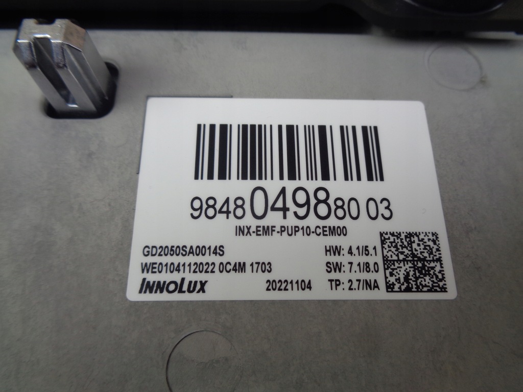 фото №8, Opel astra l vi 1.2 turbo счетчик экран 9848049880