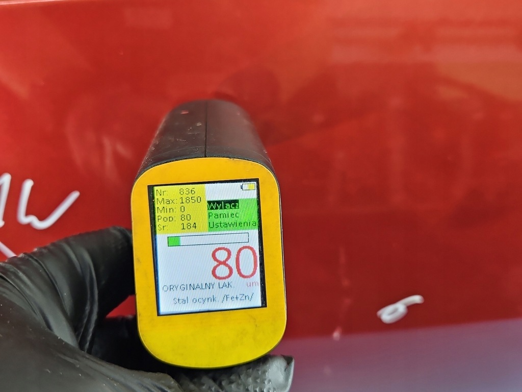 фото №13, Дверь перед левая водителя dacia sandero i 08-12 bordowy teb76